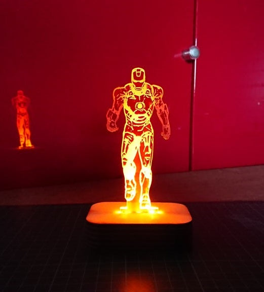 Ironman - 3D Led - Night Lamp