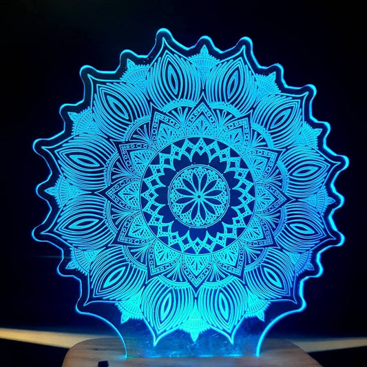 Mandala - 3D Led - Night Lamp