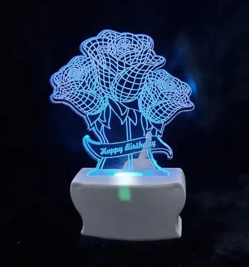 Roses - 3D Led - Night Lamp