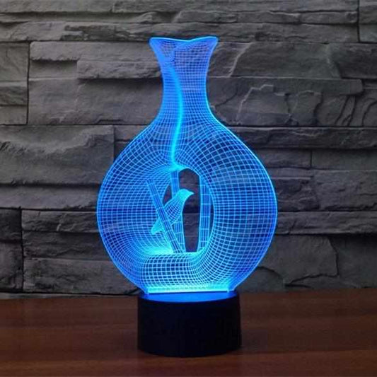 Vase - 3D Led - Night Lamp