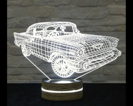 Vintage Car - 3D Led - Night Lamp